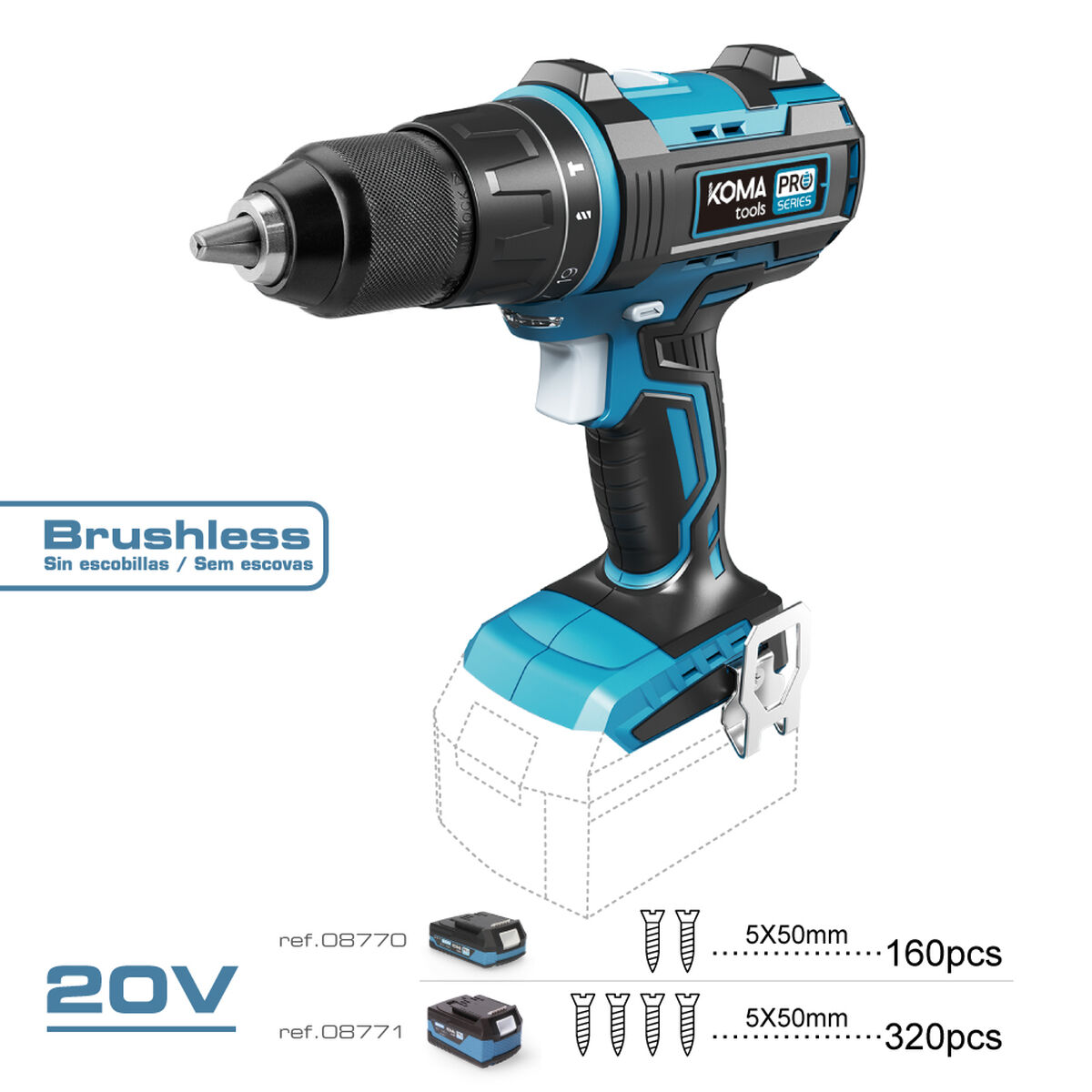 Elektrisk skruvmejsel Koma Tools Pro Series
